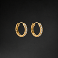Diamond Huggie Earrings