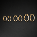 Diamond Hoop Earrings