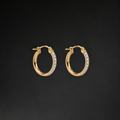 Diamond Hoop Earrings