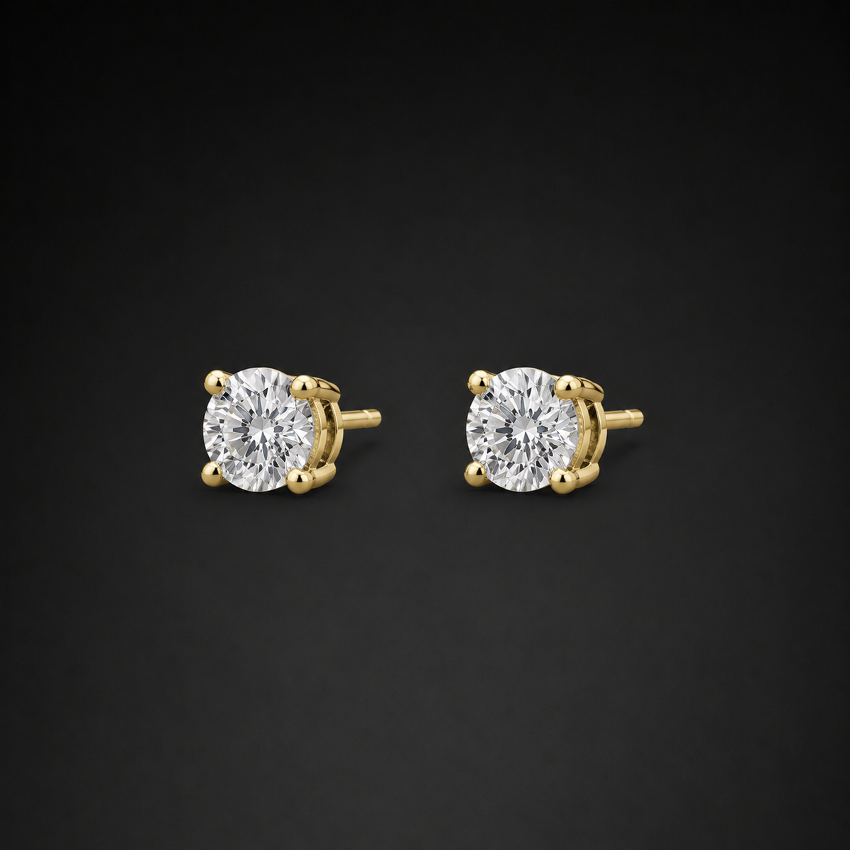 Solitaire Diamond Studs